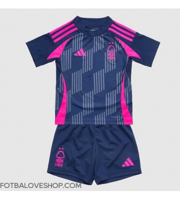 Nottingham Forest Dětské Venkovní Dres 2024-25 Krátký Rukáv (+ trenýrky)